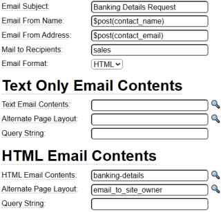 Mailform example